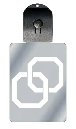 光るキーホルダー 家紋シリーズ 寄せ掛け隅切り角(よせかけすみきりかく) 7色に光る 家紋 入り キーホルダー 光る LED 夜 安全 キー USB充電 バッグ...