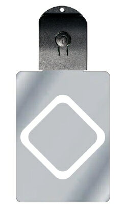 光るキーホルダー 家紋シリーズ 撫で角(なでかく) 7色に光る 家紋 入り キーホルダー 光る LED 夜 安全 キー USB充電 バッグチャーム LEDライト...