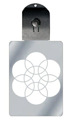 光るキーホルダー 家紋シリーズ 日向釜敷き(ひなたかましき) 7色に光る 家紋 入り キーホルダー 光る LED 夜 安全 キー USB充電 バッグチャーム L...