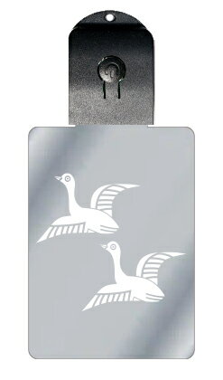 光るキーホルダー 家紋シリーズ 二羽飛び雁(にわとびかり) 7色に光る 家紋 入り キーホルダー 光る LED 夜 安全 キー USB充電 バッグチャーム LE...