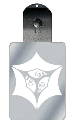 光るキーホルダー 家紋シリーズ 丸に頭合わせ三つ雁金(まるにかしらあわせみつかりがね) 7色に光る 家紋 入り キーホルダー 光る LED 夜 安全 キー US...