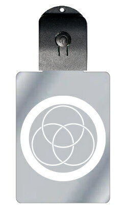 光るキーホルダー 家紋シリーズ 丸に細身四つ金輪(まるにほそみよつかなわ) 7色に光る 家紋 入り キーホルダー 光る LED 夜 安全 キー USB充電 バッ...