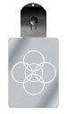 光るキーホルダー 家紋シリーズ 五つ組み金輪(いつくみかなわ) 7色に光る 家紋 入り キーホルダー 光る LED 夜 安全 キー USB充電 バッグチャーム ...
