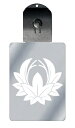 光るキーホルダー 家紋シリーズ 浮線楓(ふせんかえで) 7色に光る 家紋 入り キーホルダー 光る LED 夜 安全 キー USB充電 バッグチャーム LEDラ...