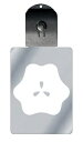 光るキーホルダー 家紋シリーズ 光琳片喰(こうりんかたばみ) 7色に光る 家紋 入り キーホルダー 光る LED 夜 安全 キー USB充電 バッグチャーム L...