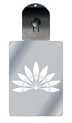 光るキーホルダー 家紋シリーズ 片喰の実(かたばみのみ) 7色に光る 家紋 入り キーホルダー 光る LED 夜 安全 キー USB充電 バッグチャーム LED...