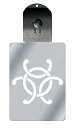 光るキーホルダー 家紋シリーズ 繋ぎ三つ組み鐶(つなぎみつくみかん) 7色に光る 家紋 入り キーホルダー 光る LED 夜 安全 キー USB充電 バッグチャ...
