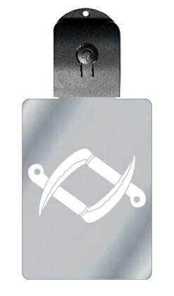 光るキーホルダー 家紋シリーズ 入れ違い鎌(いれちがいかま) 7色に光る 家紋 入り キーホルダー 光る LED 夜 安全 キー USB充電 バッグチャーム L...