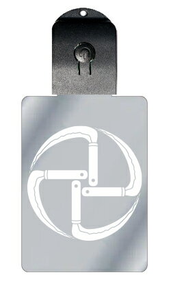 光るキーホルダー 家紋シリーズ 四つ追い鎌(よつおいかま) 7色に光る 家紋 入り キーホルダー 光る LED 夜 安全 キー USB充電 バッグチャーム LE...