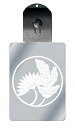 光るキーホルダー 家紋シリーズ 一つ葉横見菊の丸(ひとつはよこみぎくのまる) 7色に光る 家紋 入り キーホルダー 光る LED 夜 安全 キー USB充電 バ...