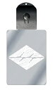 光るキーホルダー 家紋シリーズ 割り菊の葉菱(わりきくのはびし) 7色に光る 家紋 入り キーホルダー 光る LED 夜 安全 キー USB充電 バッグチャーム...
