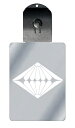 光るキーホルダー 家紋シリーズ 割り菊菱(わりきくびし) 7色に光る 家紋 入り キーホルダー 光る LED 夜 安全 キー USB充電 バッグチャーム LED...