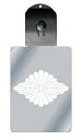 光るキーホルダー 家紋シリーズ 水戸菊菱(みときくびし) 7色に光る 家紋 入り キーホルダー 光る LED 夜 安全 キー USB充電 バッグチャーム LED...