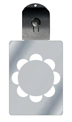 光るキーホルダー 家紋シリーズ 八つ菊輪(やっつきくわ) 7色に光る 家紋 入り キーホルダー 光る LED 夜 安全 キー USB充電 バッグチャーム LED...