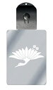光るキーホルダー 家紋シリーズ 変わり菊鶴(かわりきくつる) 7色に光る 家紋 入り キーホルダー 光る LED 夜 安全 キー USB充電 バッグチャーム L...