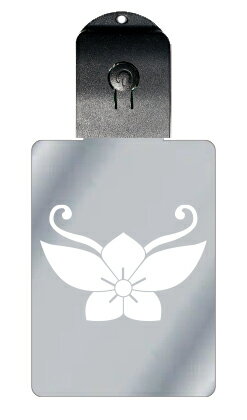 光るキーホルダー 家紋シリーズ 桔梗胡蝶(ききょうこちょう) 7色に光る 家紋 入り キーホルダー 光る LED 夜 安全 キー USB充電 バッグチャーム L...