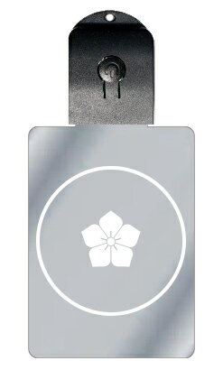 光るキーホルダー 家紋シリーズ 糸輪に豆桔梗(いとわにまめききょう) 7色に光る 家紋 入り キーホルダー 光る LED 夜 安全 キー USB充電 バッグチャ...