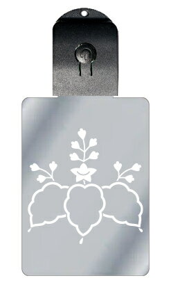 光るキーホルダー 家紋シリーズ 細中陰変わり踊り桐(ほそちゅうかげかわりおどりぎり) 7色に光る 家紋 入り キーホルダー 光る LED 夜 安全 キー USB...