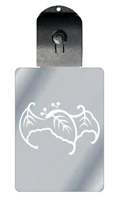 光るキーホルダー 家紋シリーズ 蝙蝠桐(こうもりぎり) 7色に光る 家紋 入り キーホルダー 光る LED 夜 安全 キー USB充電 バッグチャーム LEDラ...