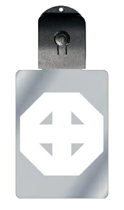 光るキーホルダー 家紋シリーズ 八角轡(はっかくぐつわ) 7色に光る 家紋 入り キーホルダー 光る LED 夜 安全 キー USB充電 バッグチャーム LED...