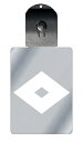 光るキーホルダー 家紋シリーズ 釘抜き菱(くぎぬきひし) 7色に光る 家紋 入り キーホルダー 光る LED 夜 安全 キー USB充電 バッグチャーム LED...