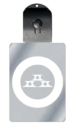 光るキーホルダー 家紋シリーズ 太輪に三つ盛り三味駒(ふとわにみつもりしゃみごま) 7色に光る 家紋 入り キーホルダー 光る LED 夜 安全 キー USB充...