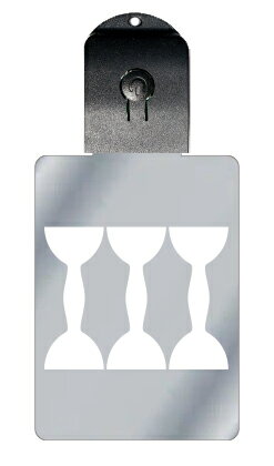 光るキーホルダー 家紋シリーズ 三つ並び鼓胴(みつならびこどう) 7色に光る 家紋 入り キーホルダー 光る LED 夜 安全 キー USB充電 バッグチャーム...