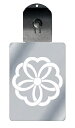 光るキーホルダー 家紋シリーズ 結び桜(むすびざくら) 7色に光る 家紋 入り キーホルダー 光る LED 夜 安全 キー USB充電 バッグチャーム LEDラ...