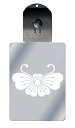 光るキーホルダー 家紋シリーズ 桜胡蝶(さくらこちょう) 7色に光る 家紋 入り キーホルダー 光る LED 夜 安全 キー USB充電 バッグチャーム LED...