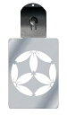 光るキーホルダー 家紋シリーズ 三つ割り細山桜(みつわりほそやまさくら) 7色に光る 家紋 入り キーホルダー 光る LED 夜 安全 キー USB充電 バッグ...
