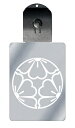 光るキーホルダー 家紋シリーズ 中陰割り三つ桜(ちゅうかげみつわりさくら) 7色に光る 家紋 入り キーホルダー 光る LED 夜 安全 キー USB充電 バッ...