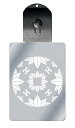 光るキーホルダー 家紋シリーズ 笹浮線綾(ささふせんりょう) 7色に光る 家紋 入り キーホルダー 光る LED 夜 安全 キー USB充電 バッグチャーム L...