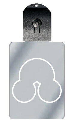 光るキーホルダー 家紋シリーズ 陰洲浜(かげすはま) 7色に光る 家紋 入り キーホルダー 光る LED 夜 安全 キー USB充電 バッグチャーム LEDライ...