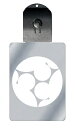 光るキーホルダー 家紋シリーズ 三つ割り洲浜(みつわりすはま) 7色に光る 家紋 入り キーホルダー 光る LED 夜 安全 キー USB充電 バッグチャーム ...