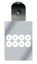 光るキーホルダー 家紋シリーズ 八連銭(はちれんせん) 7色に光る 家紋 入り キーホルダー 光る LED 夜 安全 キー USB充電 バッグチャーム LEDラ...
