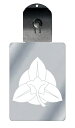 光るキーホルダー 家紋シリーズ 裏向こう橘(うらむこうたちばな) 7色に光る 家紋 入り キーホルダー 光る LED 夜 安全 キー USB充電 バッグチャーム...