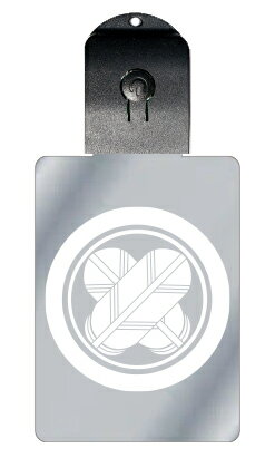 光るキーホルダー 家紋シリーズ 子持ち輪に違い鷹の羽(こもちわにちがいたかのは) 7色に光る 家紋 入り キーホルダー 光る LED 夜 安全 キー USB充電...