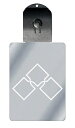 光るキーホルダー 家紋シリーズ 結び千切り(むすびちぎり) 7色に光る 家紋 入り キーホルダー 光る LED 夜 安全 キー USB充電 バッグチャーム LE...