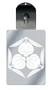 光るキーホルダー 家紋シリーズ 亀甲三つ茶の実(きっこうみっつちゃのみ) 7色に光る 家紋 入り キーホルダー 光る LED 夜 安全 キー USB充電 バッグ...