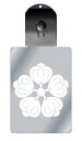 光るキーホルダー 家紋シリーズ 五つ茶の実(いつつちゃのみ) 7色に光る 家紋 入り キーホルダー 光る LED 夜 安全 キー USB充電 バッグチャーム L...