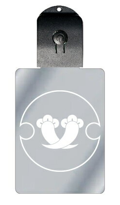 光るキーホルダー 家紋シリーズ 陰分銅に違い丁子(かげふんどうにちがいちょうじ) 7色に光る 家紋 入り キーホルダー 光る LED 夜 安全 キー USB充電...