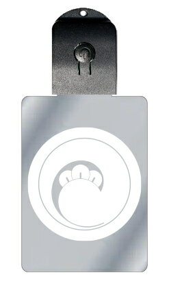 光るキーホルダー 家紋シリーズ 丸に右一つ丁子巴(まるにみぎひとつちょうじ) 7色に光る 家紋 入り キーホルダー 光る LED 夜 安全 キー USB充電 バ...