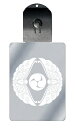 光るキーホルダー 家紋シリーズ 向かい蝶に三つ巴(むかいちょうにみつどもえ) 7色に光る 家紋 入り キーホルダー 光る LED 夜 安全 キー USB充電 バ...
