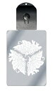 光るキーホルダー 家紋シリーズ 三つ揚羽蝶(みつあげはちょう) 7色に光る 家紋 入り キーホルダー 光る LED 夜 安全 キー USB充電 バッグチャーム ...