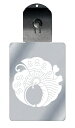 光るキーホルダー 家紋シリーズ 真向き蝶の丸(まむきちょうのまる) 7色に光る 家紋 入り キーホルダー 光る LED 夜 安全 キー USB充電 バッグチャー...