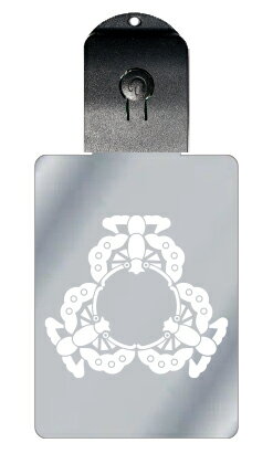 光るキーホルダー 家紋シリーズ 池田三つ蝶(いけだみっつちょう) 7色に光る 家紋 入り キーホルダー 光る LED 夜 安全 キー USB充電 バッグチャーム...