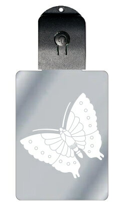 光るキーホルダー 家紋シリーズ 飛び蝶(とびちょう) 7色に光る 家紋 入り キーホルダー 光る LED 夜 安全 キー USB充電 バッグチャーム LEDライ...