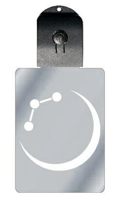 光るキーホルダー 家紋シリーズ 月に三つ星(つきにみつぼし) 7色に光る 家紋 入り キーホルダー 光る LED 夜 安全 キー USB充電 バッグチャーム L...