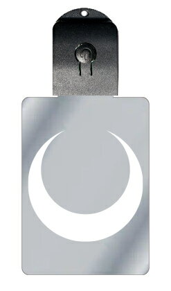 光るキーホルダー 家紋シリーズ 真向き月(まむきつき) 7色に光る 家紋 入り キーホルダー 光る LED 夜 安全 キー USB充電 バッグチャーム LEDラ...