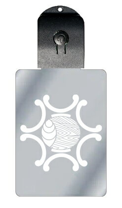 光るキーホルダー 家紋シリーズ 平外六つ鐶に槌(ひらそとむつかんにつち) 7色に光る 家紋 入り キーホルダー 光る LED 夜 安全 キー USB充電 バッグ...